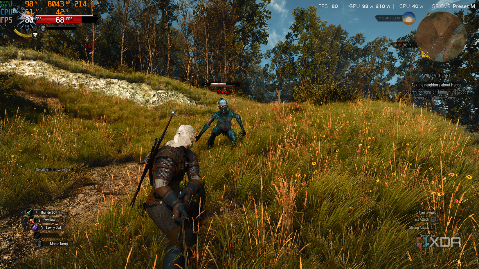 Witcher 3 DLSS 4.5 gameplay