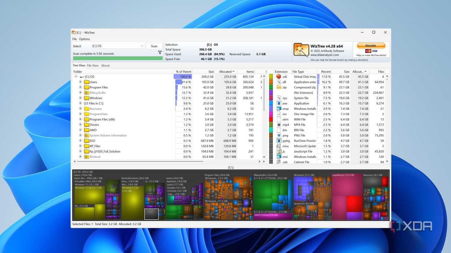 Windows Treeview Disk Space Freeing up space on your PC isn't tricky, you're just doing it wrong