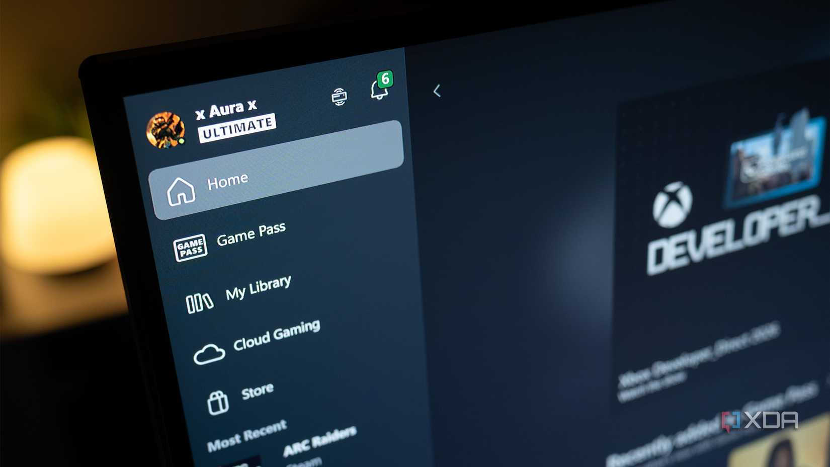 L'application Xbox sur PC