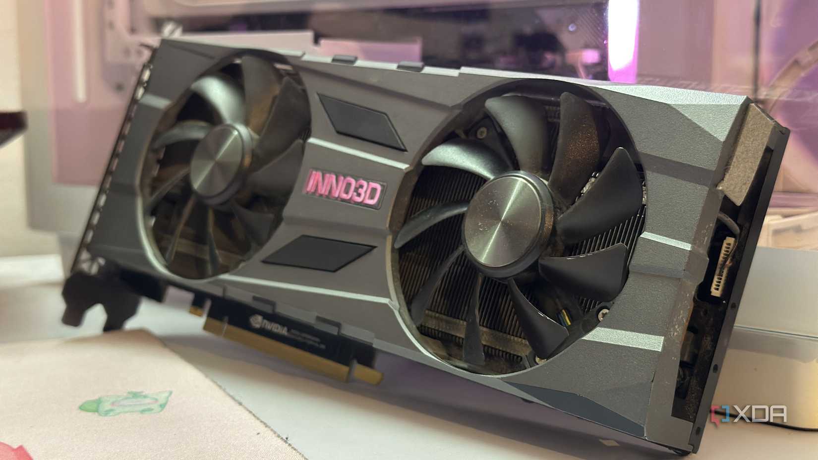RTX 2070 Super against a gaming PC.