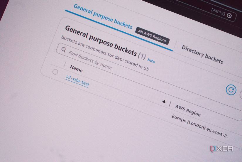 Amazon S3 bucket list