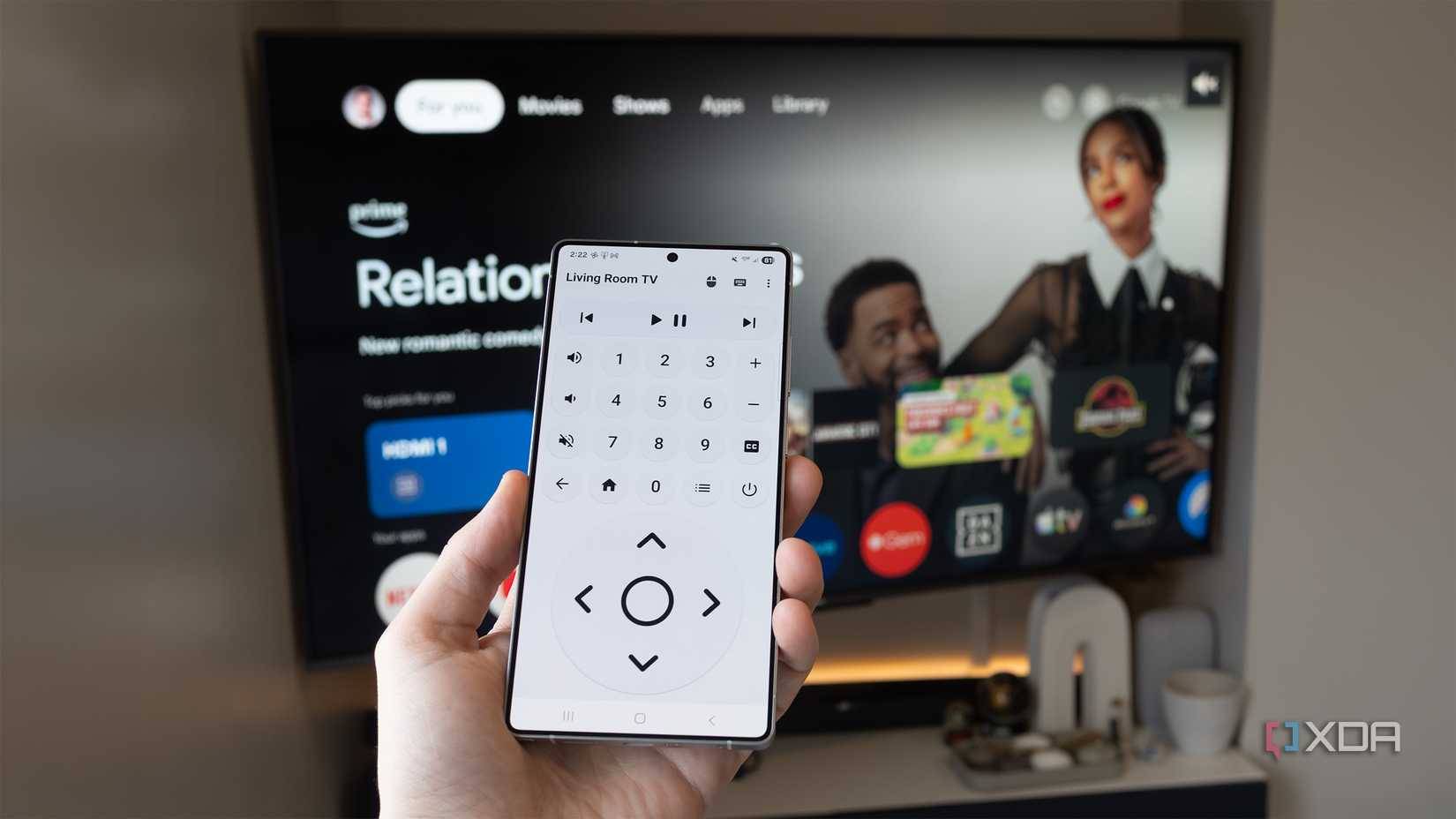 Aplicación Android Bluetooth Remote frente a un Android TV