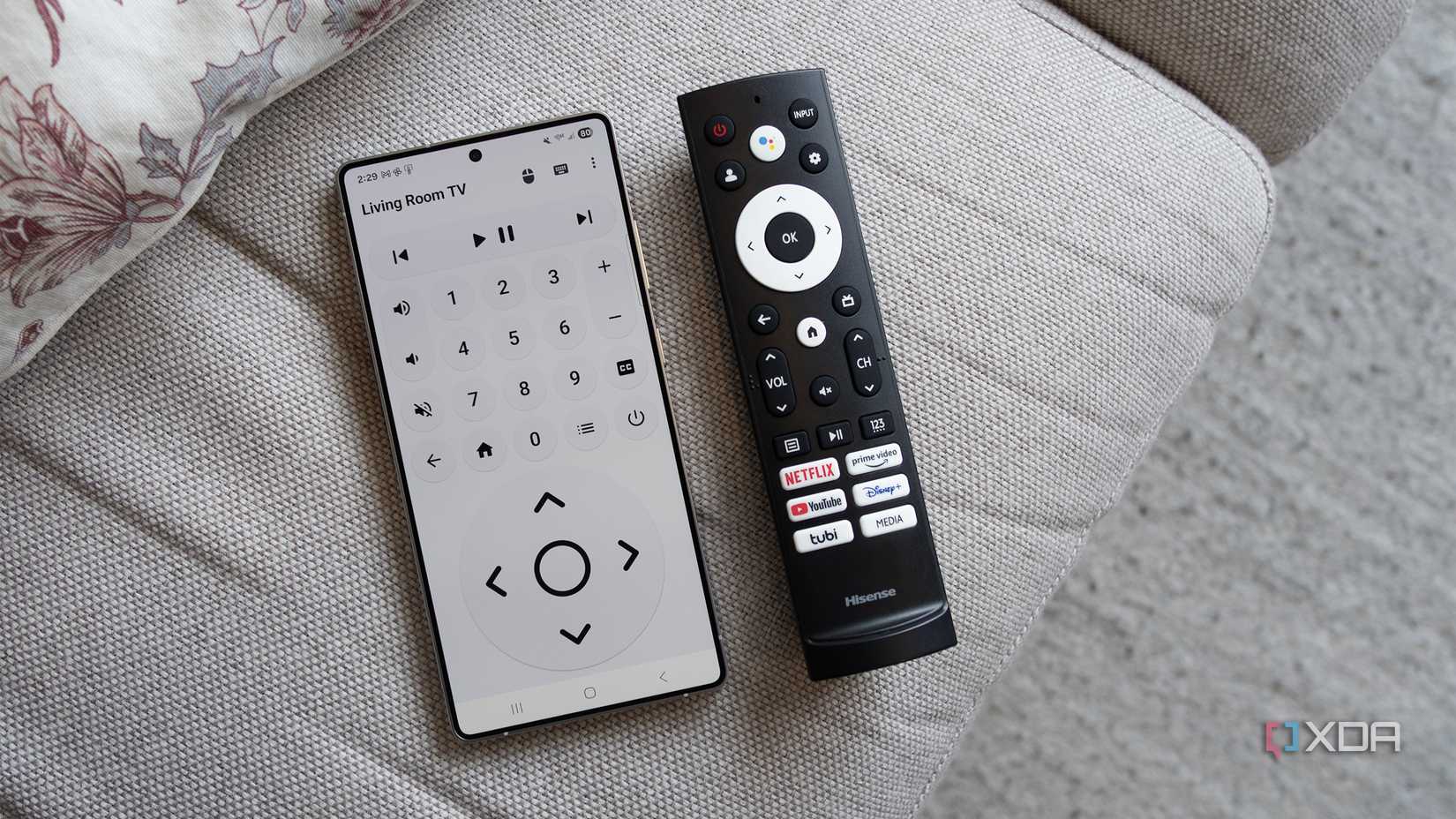 Remote Control Size Android Phone I turned my Android phone into a TV remote with this free app