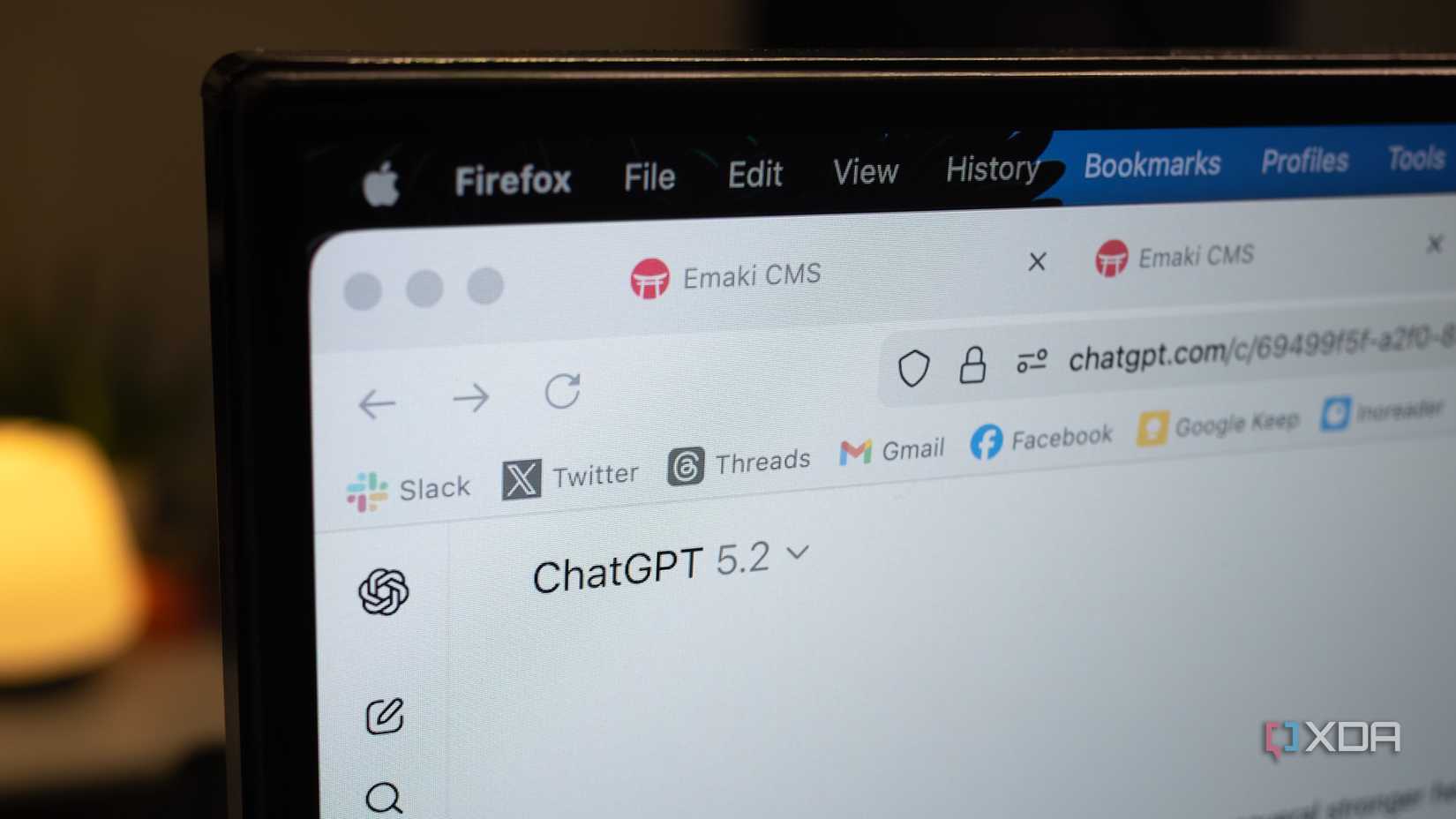 ChatGPT on a Mac