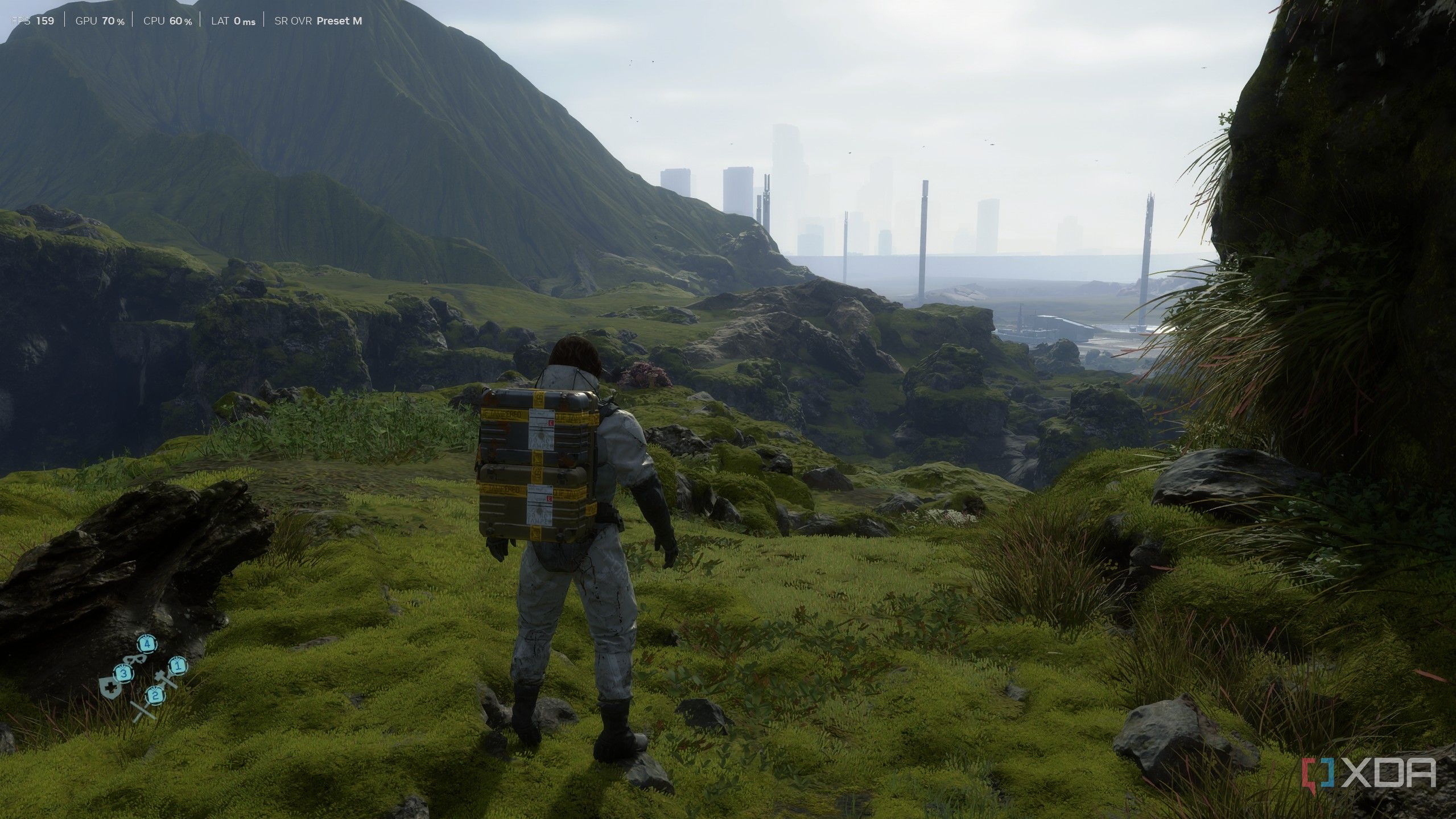 Death Stranding running DLSS preset M.