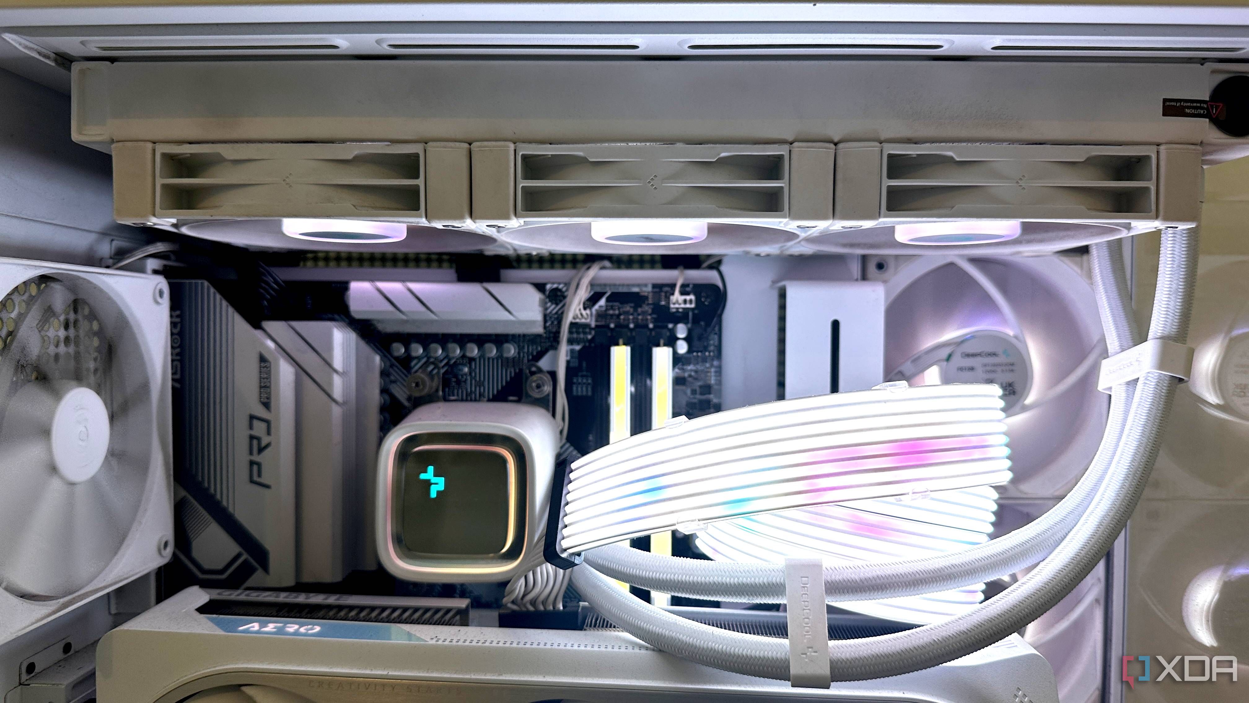 I swapped my AIO for a cheap air cooler, and my temps barely changed
