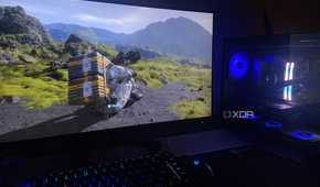 Image of Death Stranding running on a gaming PC.