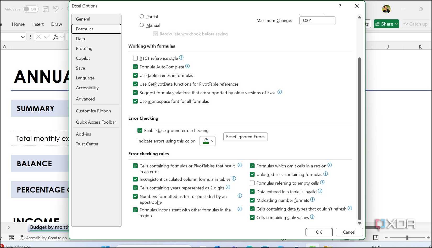 My Microsoft Excel setup is infinitely better since I tweaked these ...