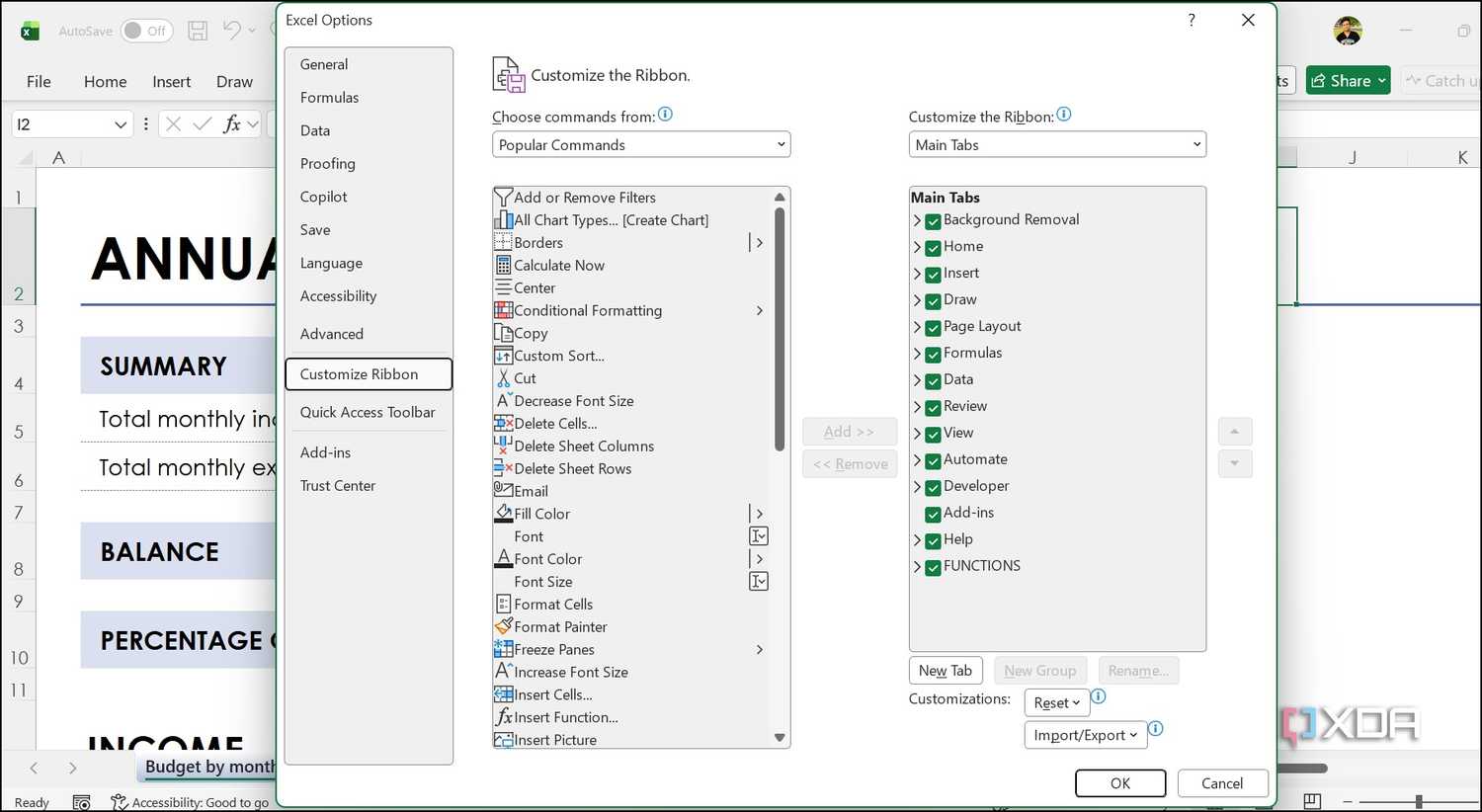 Config Excel My Microsoft Excel setup is infinitely better since I tweaked these ...