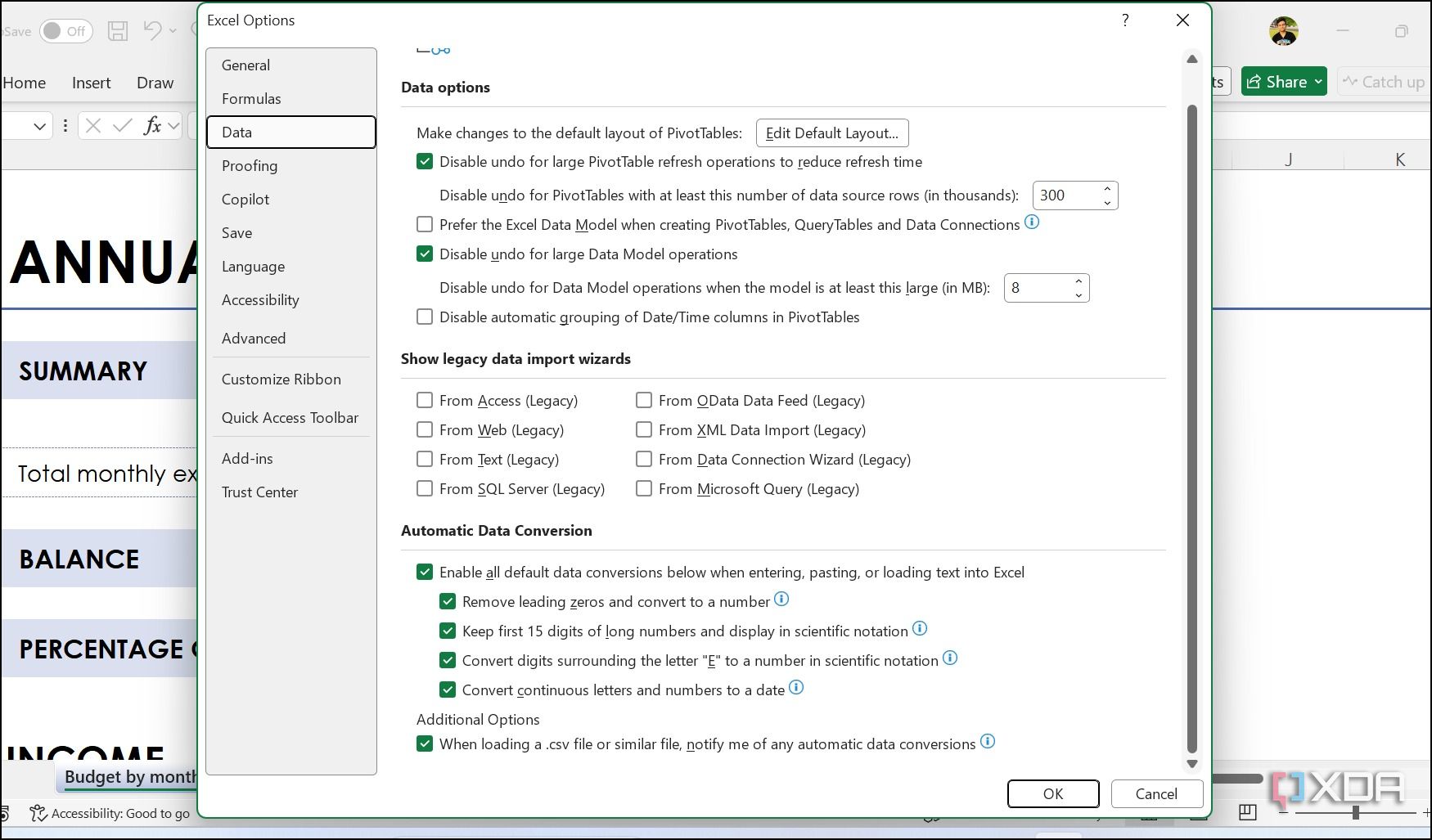 My Microsoft Excel setup is infinitely better since I tweaked these ...