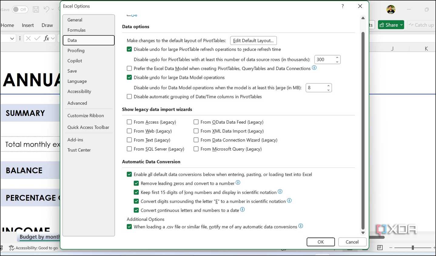 Config Excel My Microsoft Excel setup is infinitely better since I tweaked these ...