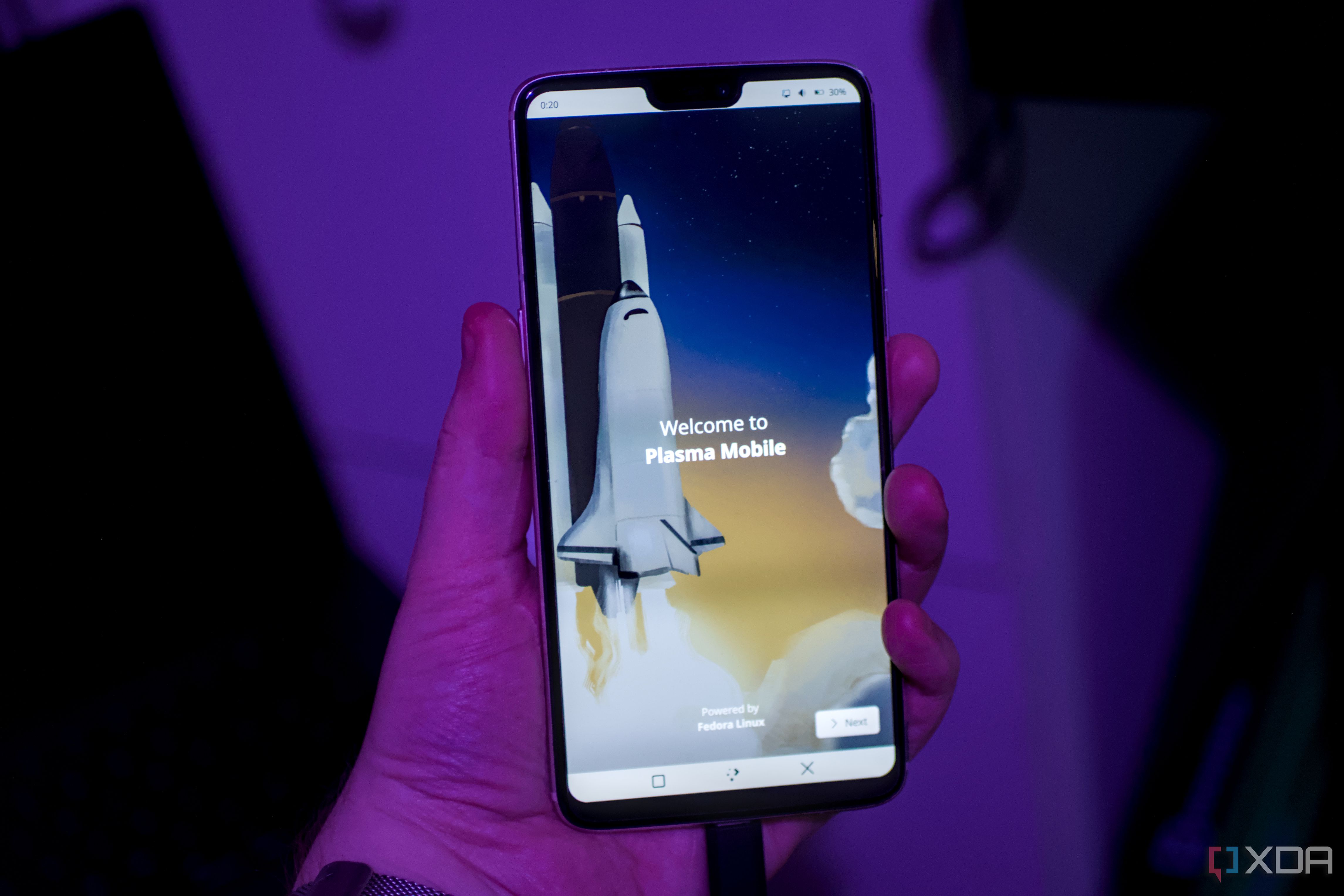 Plasma Mobile on Fedora Atomic on the OnePlus 6