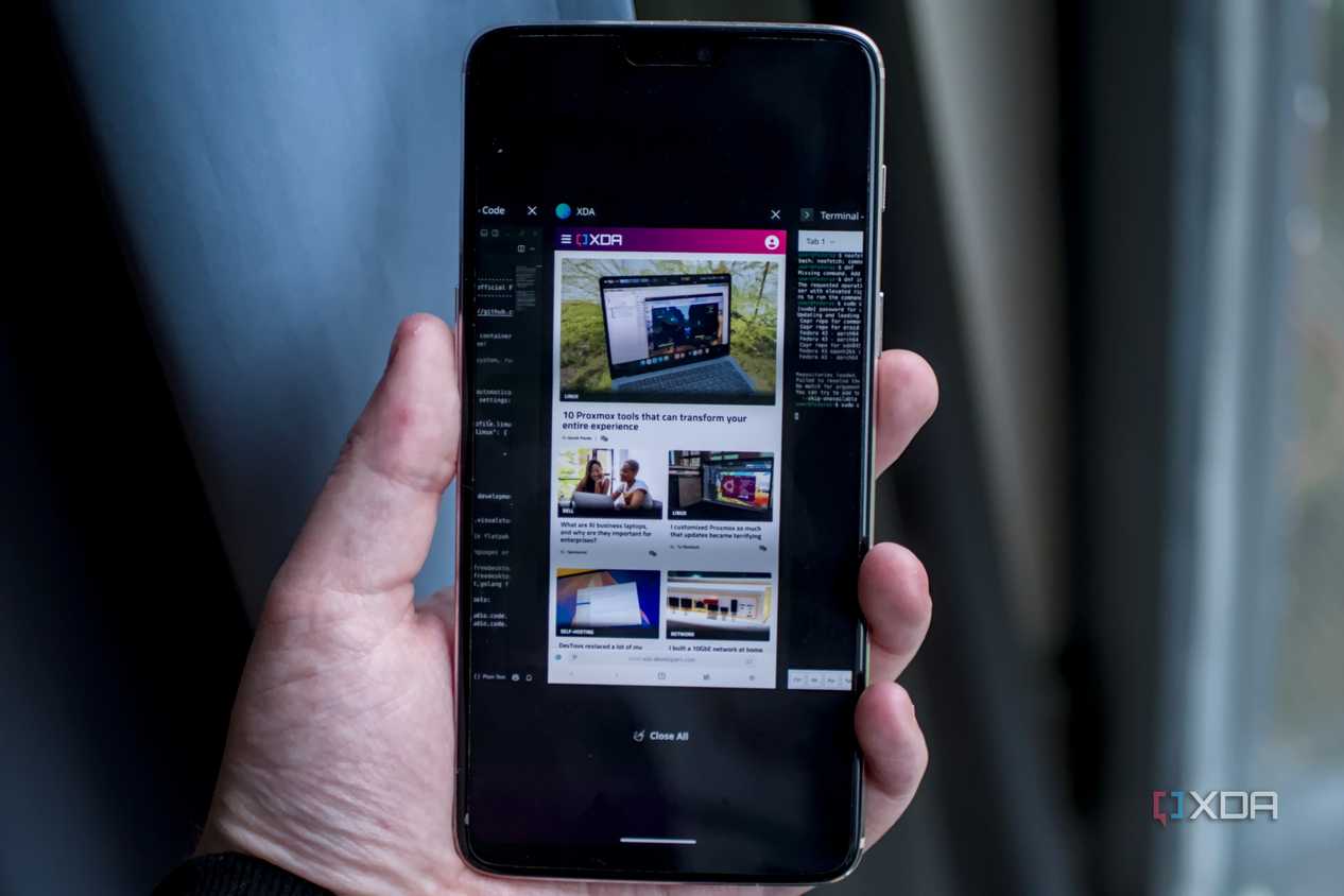 One Plus Linux I replaced Android with a full Linux desktop on my old phone, and it's ...