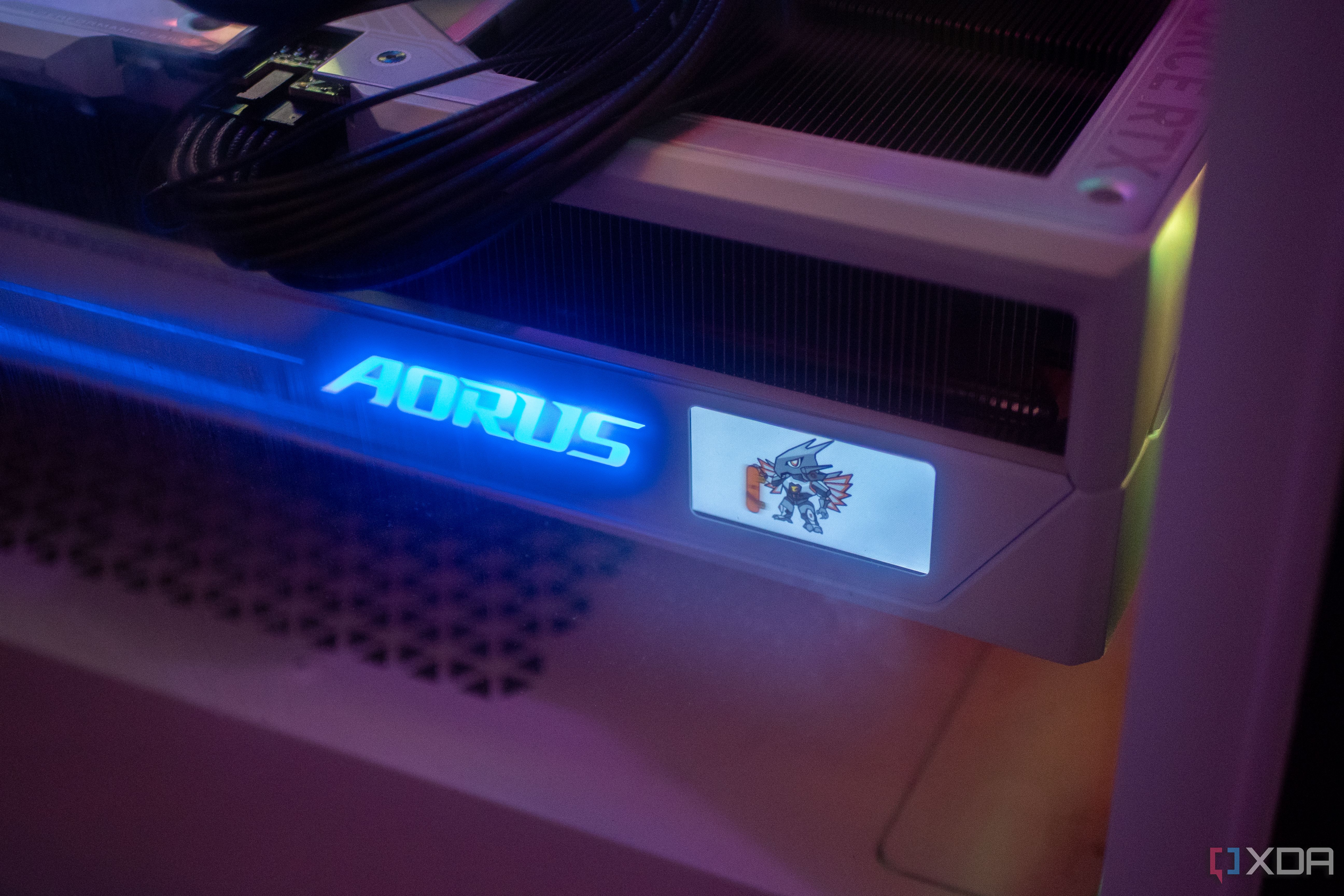 Gigabyte RTX 5090 Aorus Master screen