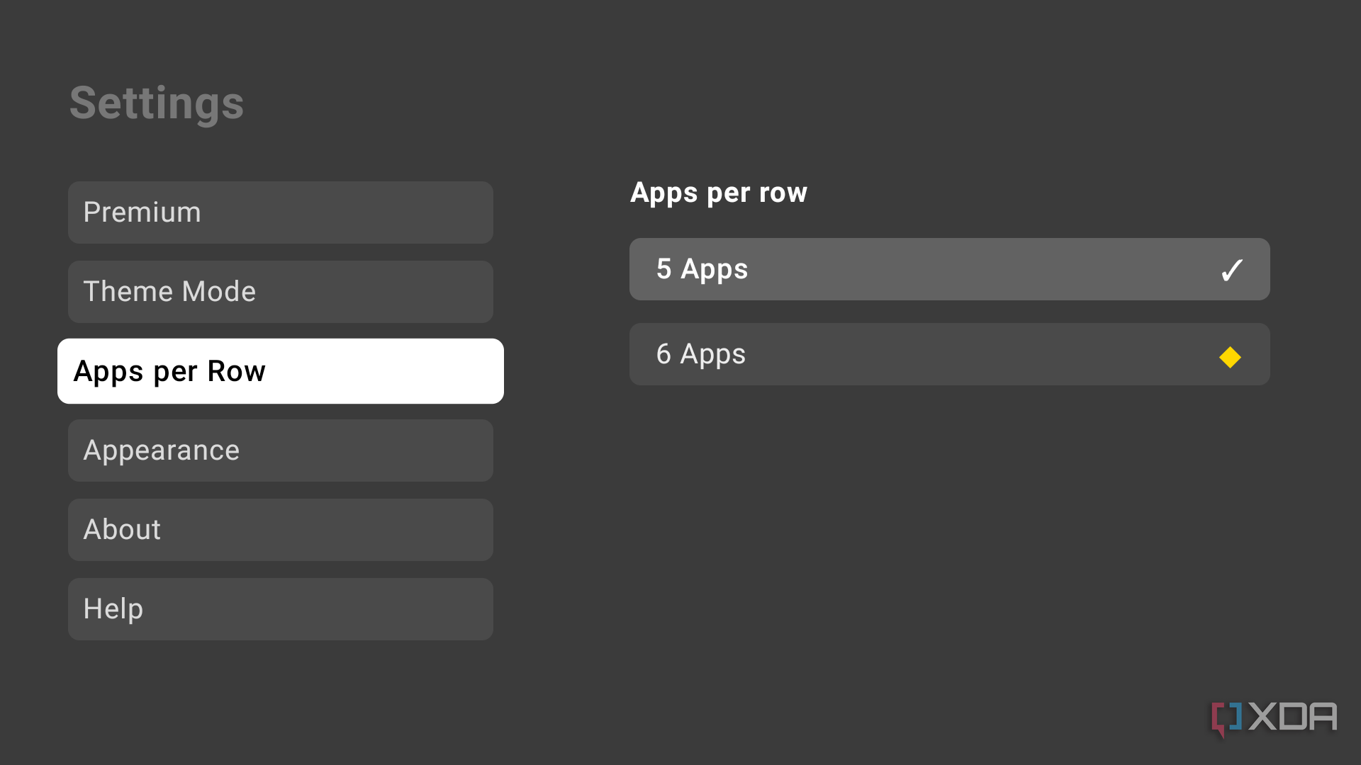 AT4K appearance options