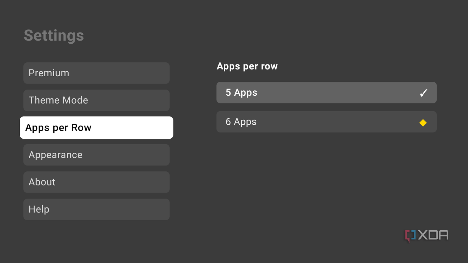 AT4K appearance options