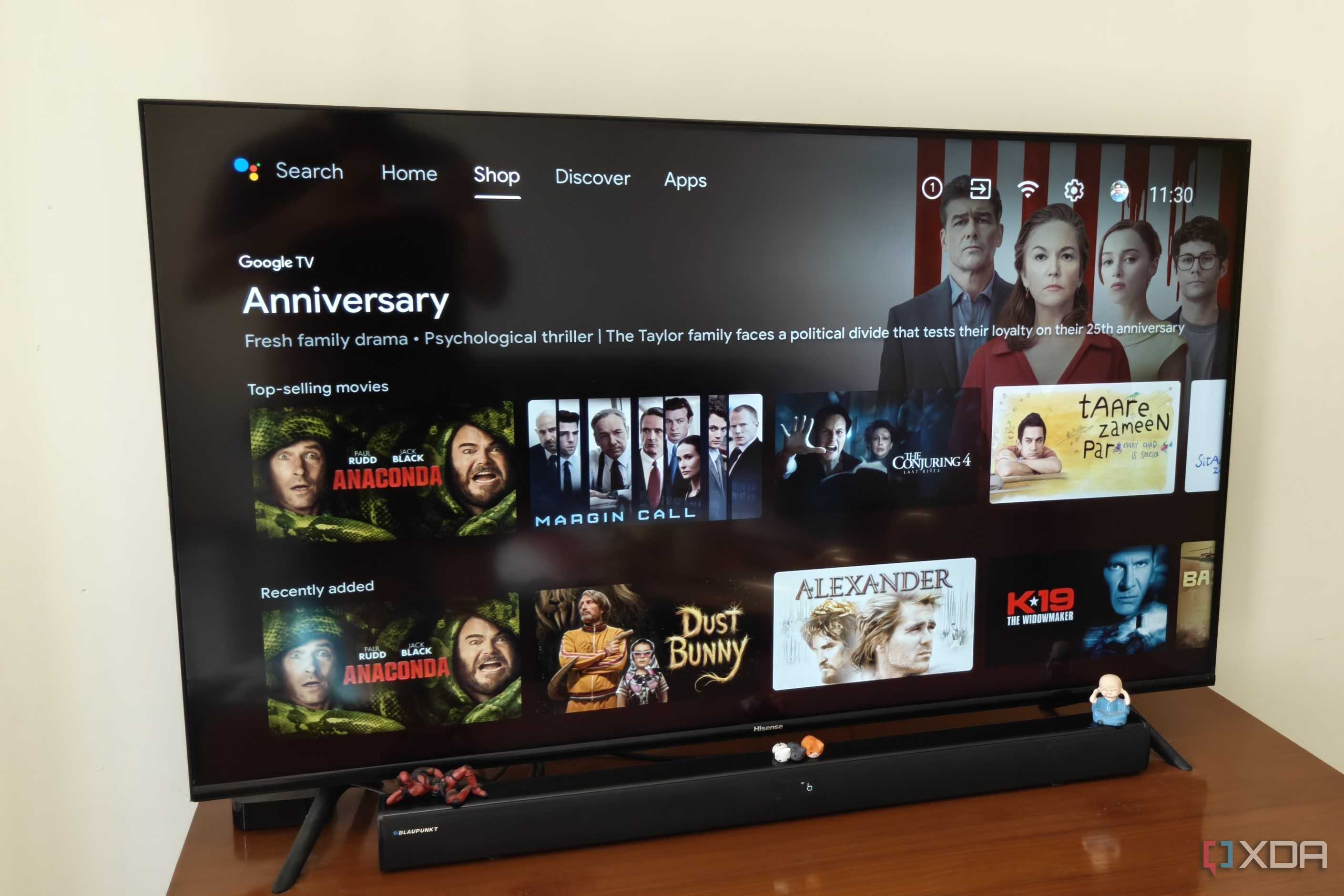 Movies on Google TV Shop on a 4K TV
