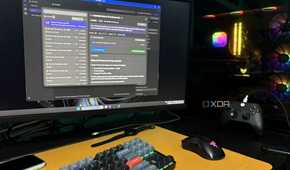 Windows PC's screen presenting Mistral 7B model in LM Studio