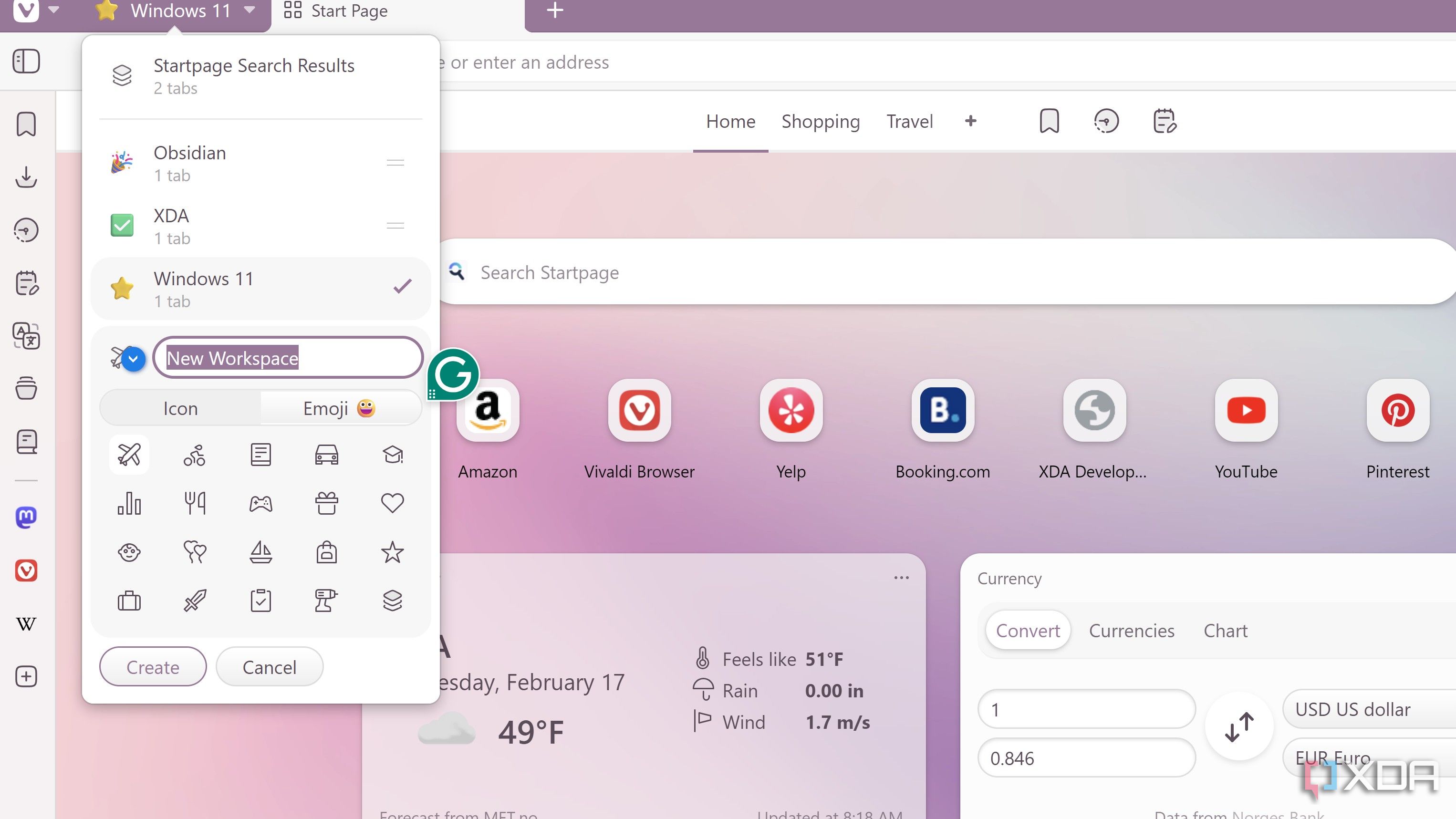 4 Vivaldi Workspaces features that make tab chaos manageable