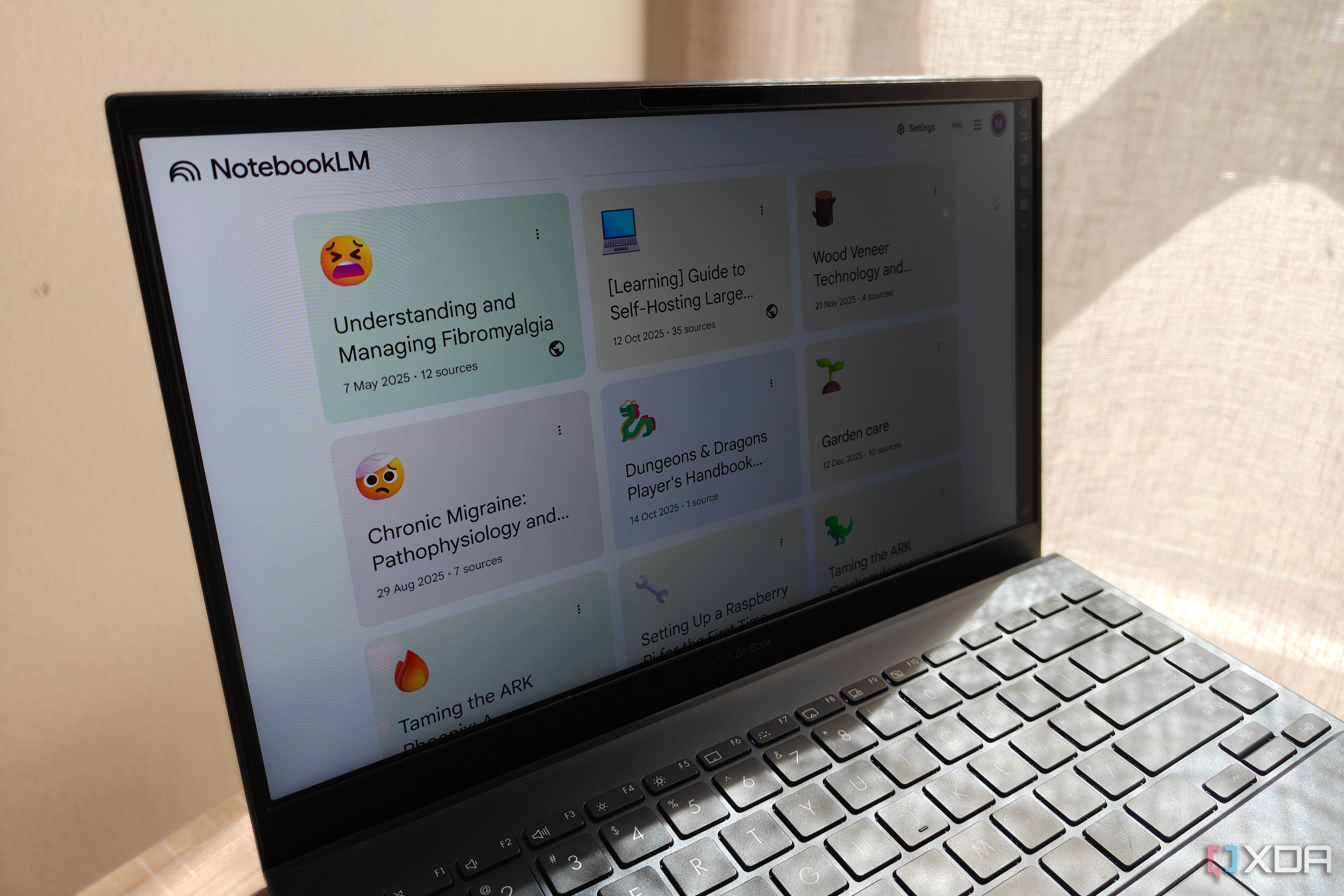 notebooklm notebooks on a laptop