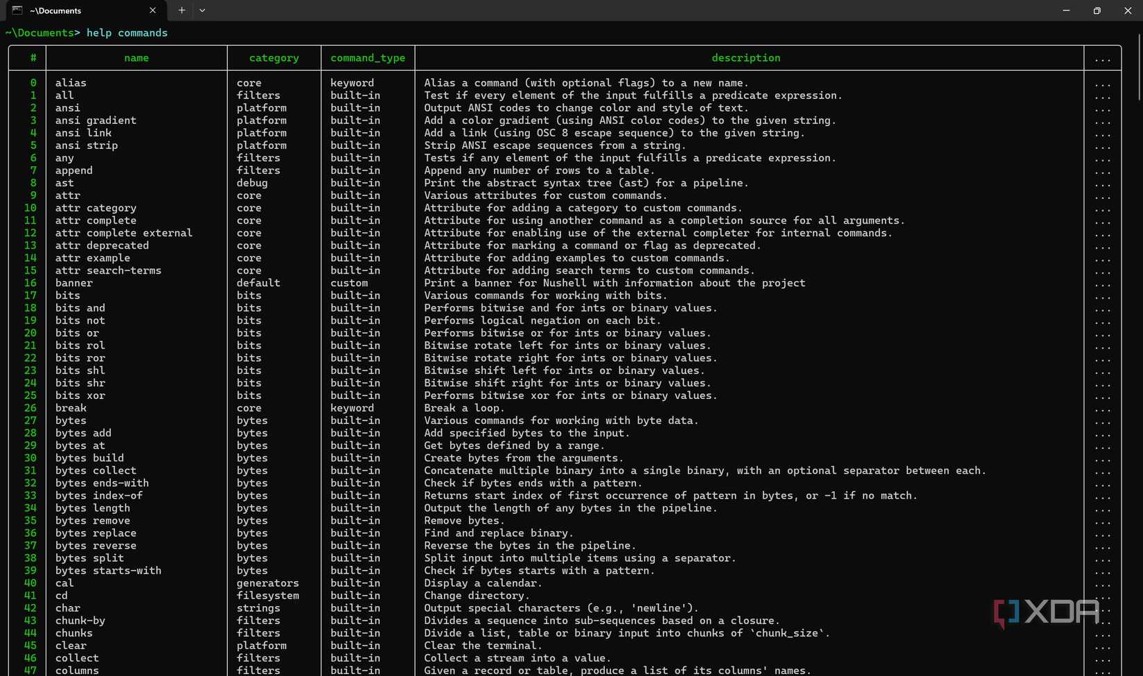 I started using a shell that treats my terminal like a spreadsheet, and ...