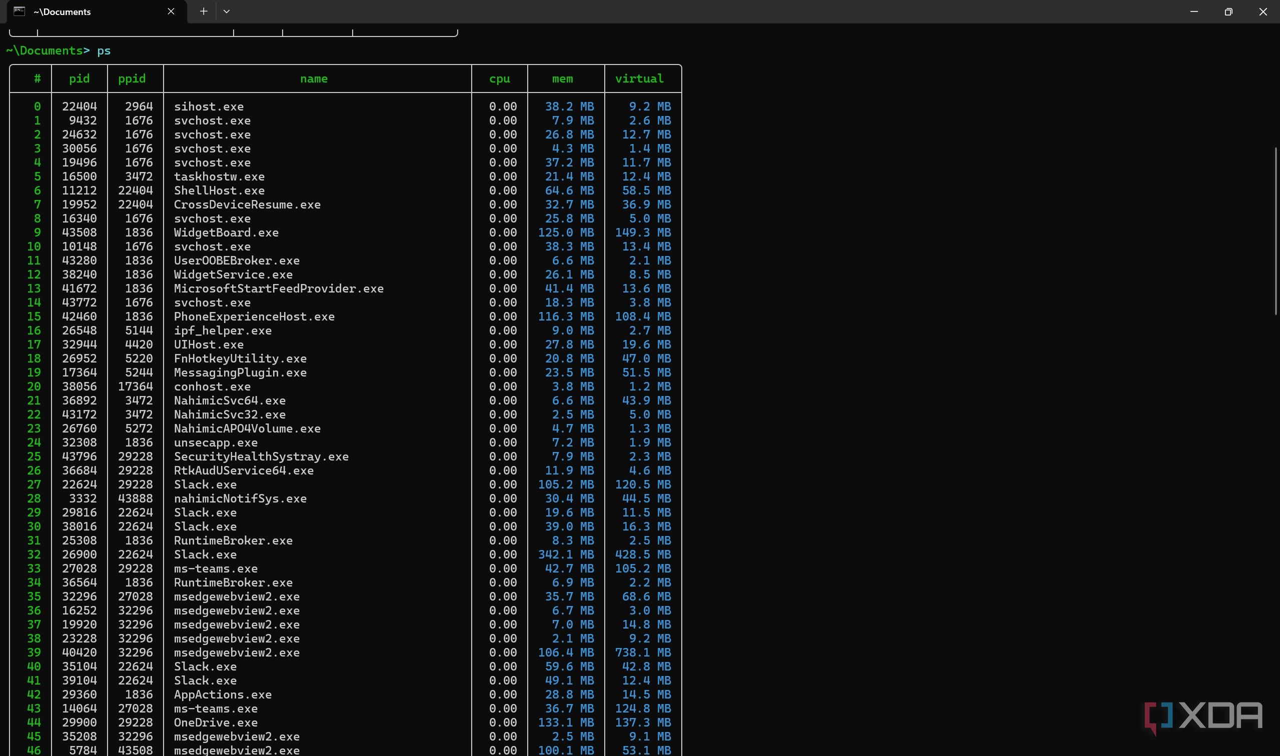 I started using a shell that treats my terminal like a spreadsheet, and ...
