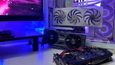 3 different generations of NVIDIA graphics cards.