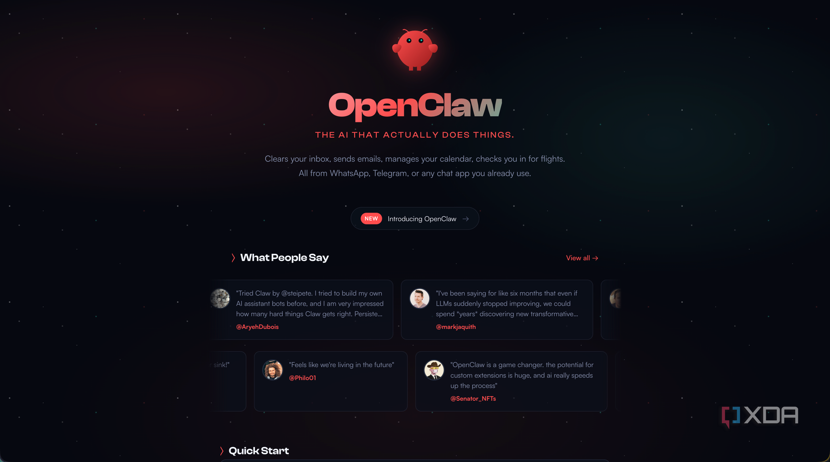 openclaw-home-page