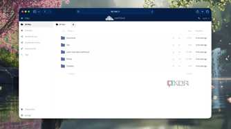 Screenshot of owncloud dashboard