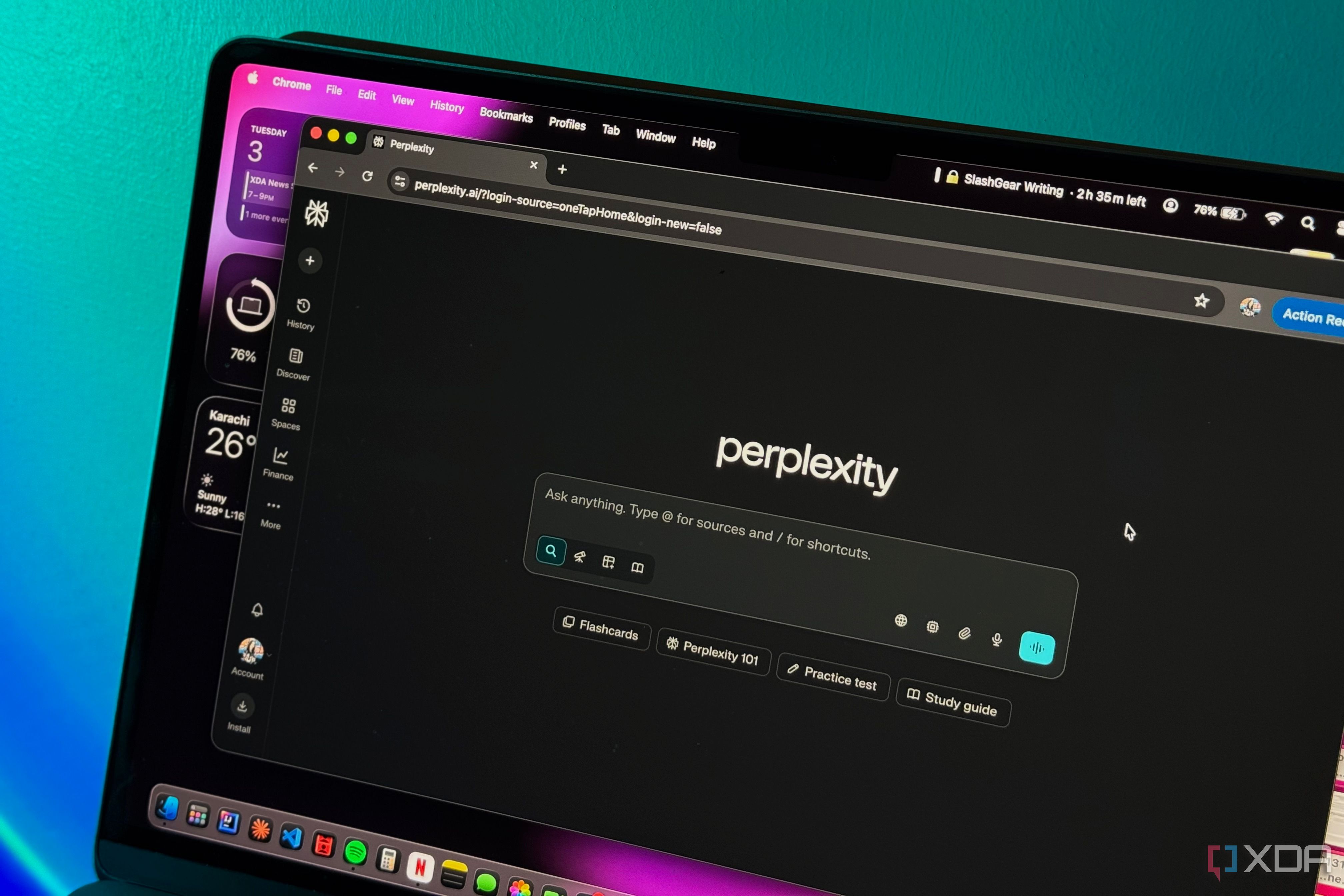 Perplexity Computer running on Mac — AI digital worker platform 2026