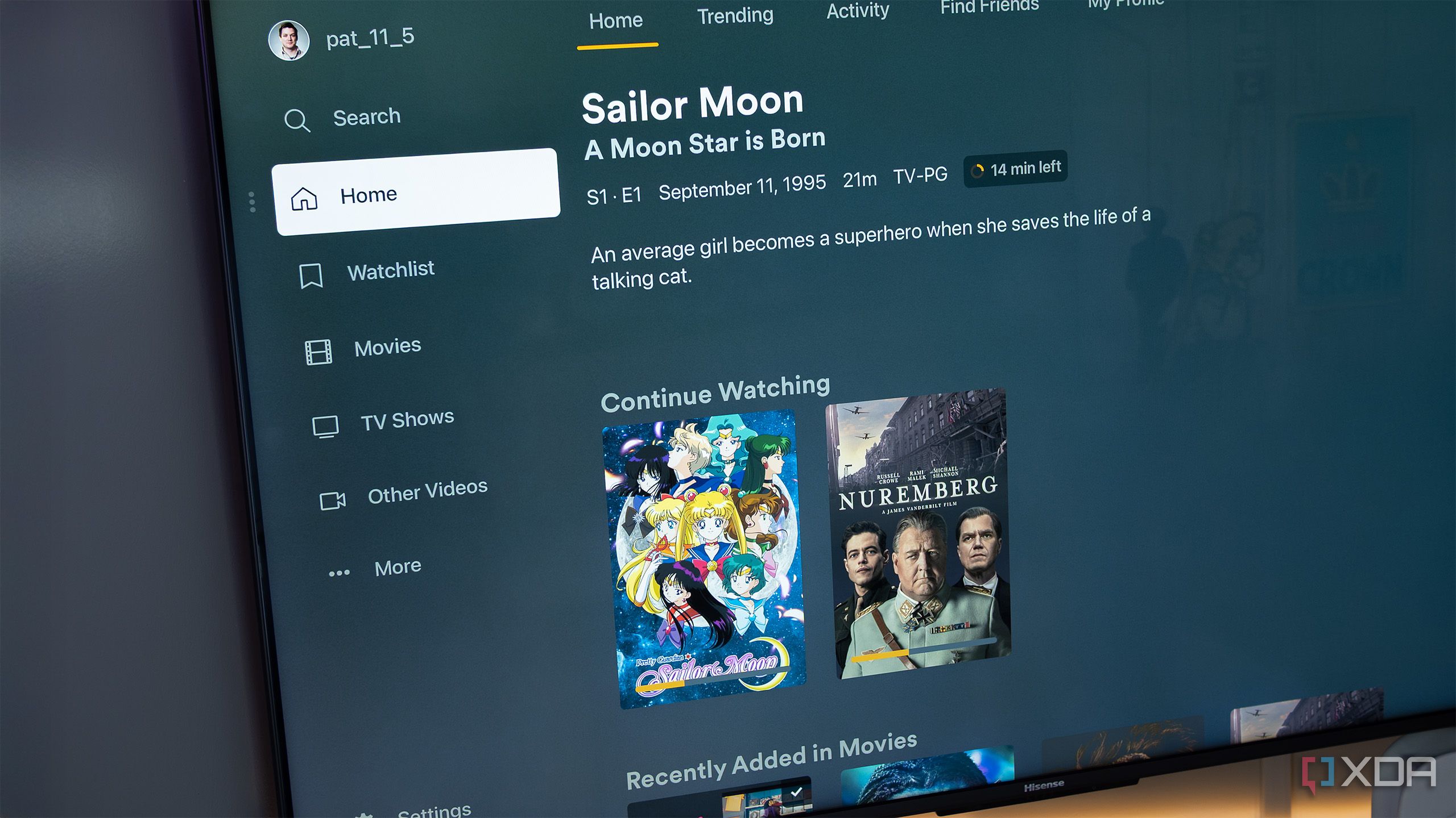 Plex's user-interface