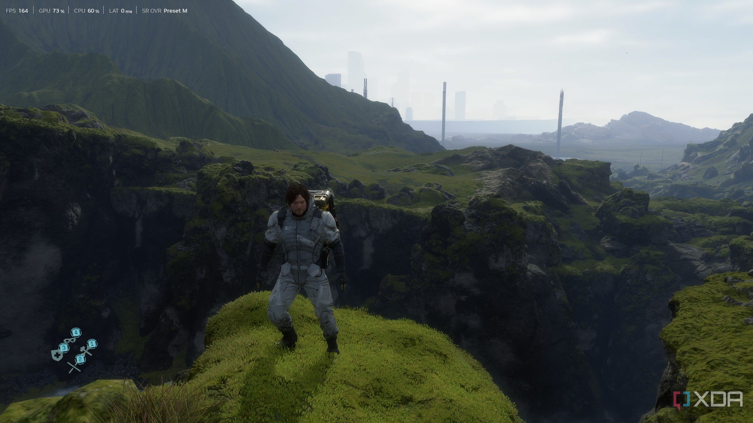 Death Stranding running DLSS preset M.