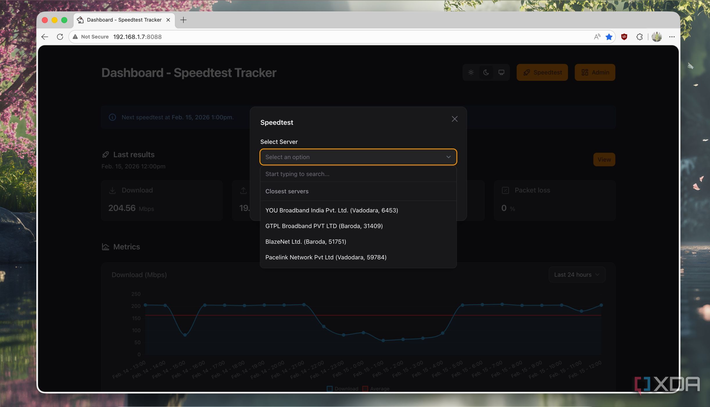 This self-hosted speed tracker monitors my network and graphs my ...