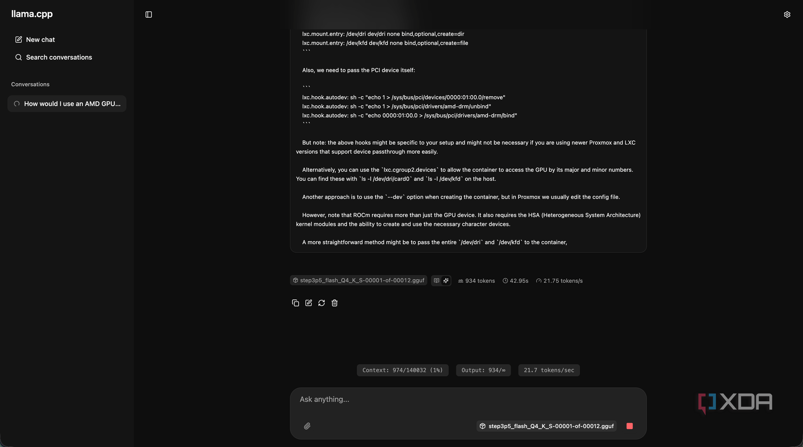Step-3.5-Flash running on the Lenovo Thinkstation PGX