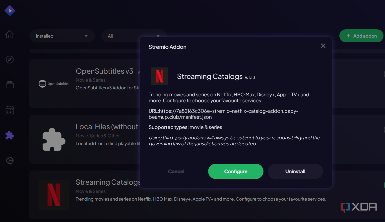 Stremio organizes streaming services I already pay for better than any ...
