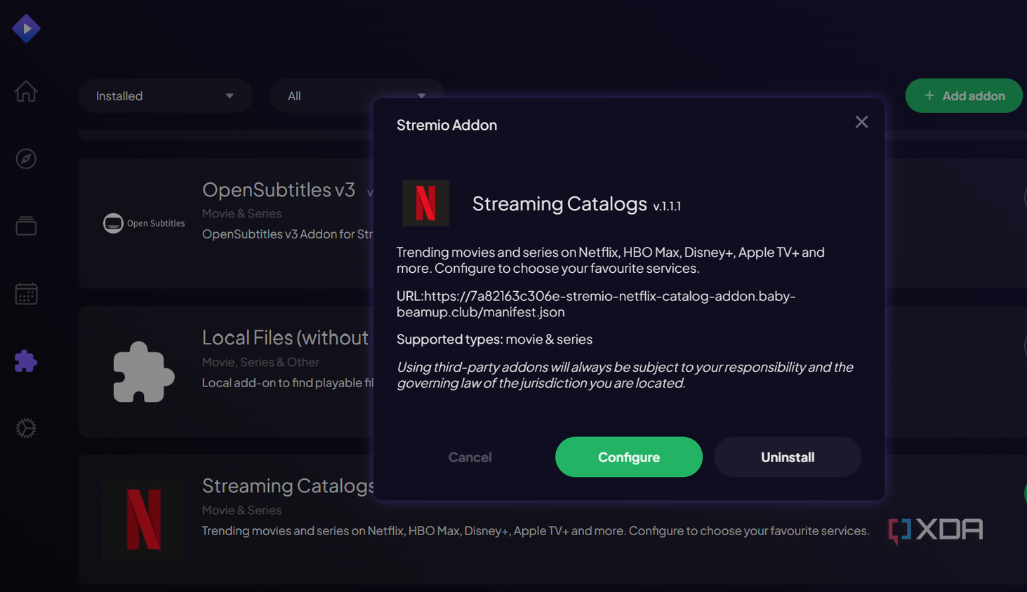 Streamio And Direct Http Stremio organizes streaming services I already pay for better than any ...
