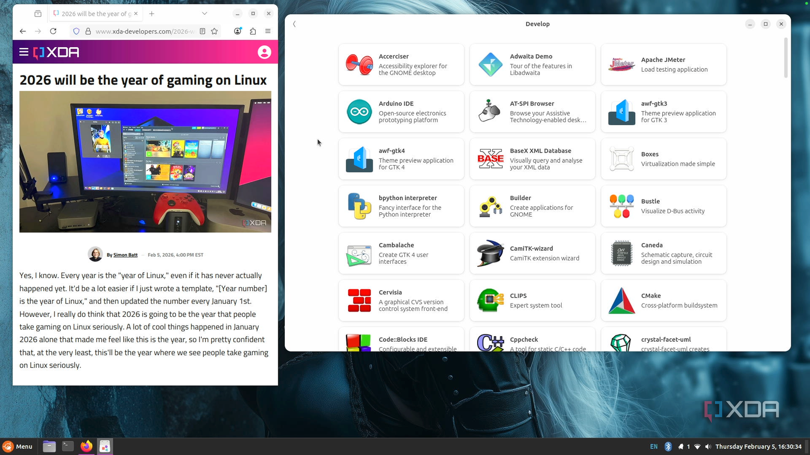 Ubuntu Cinnamon con Firefox y Snap Store