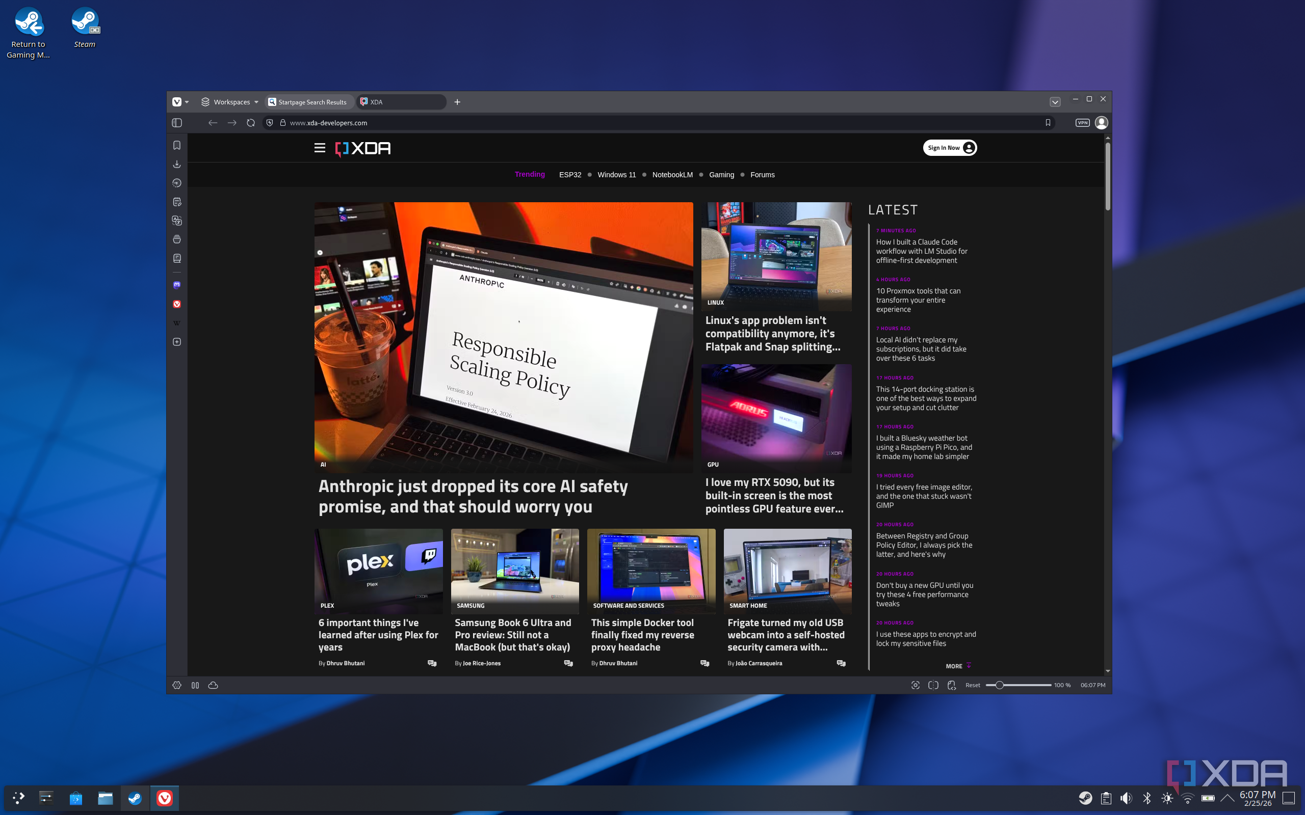I installed SteamOS on a regular PC, and it runs better than you'd think