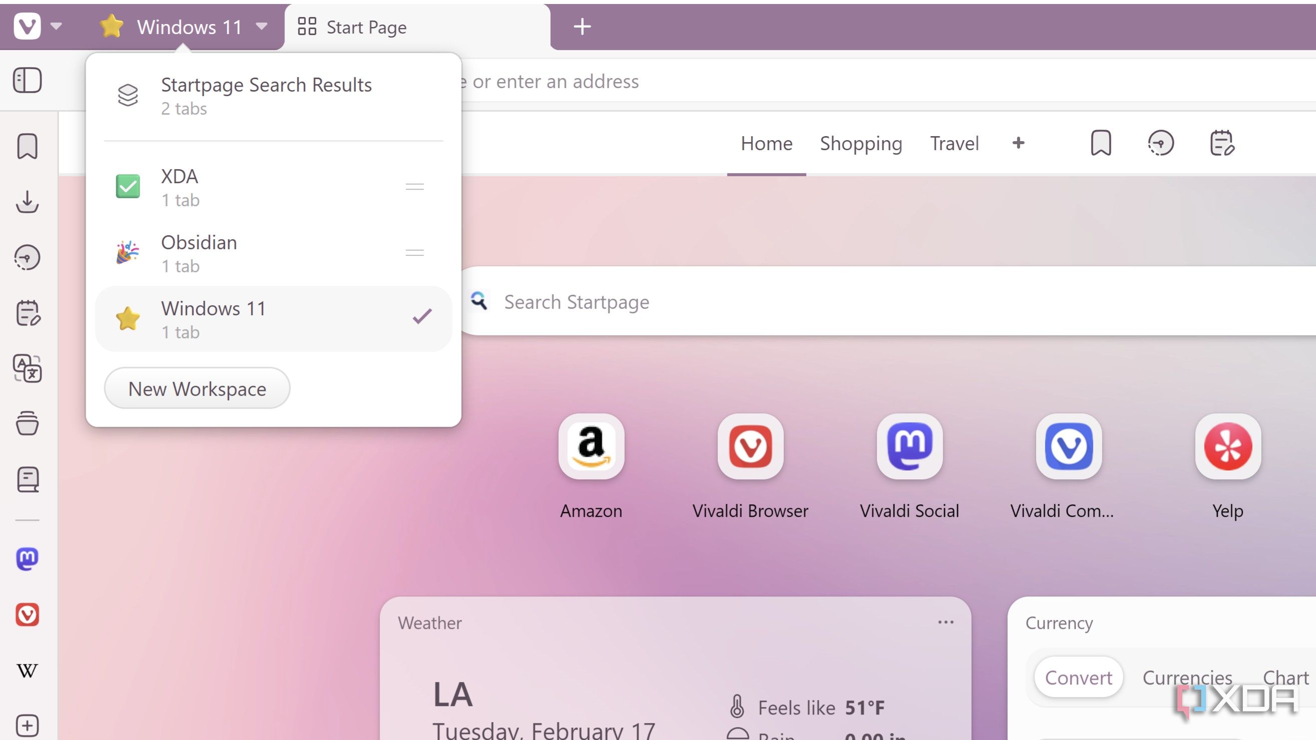 4 Vivaldi Workspaces features that make tab chaos manageable