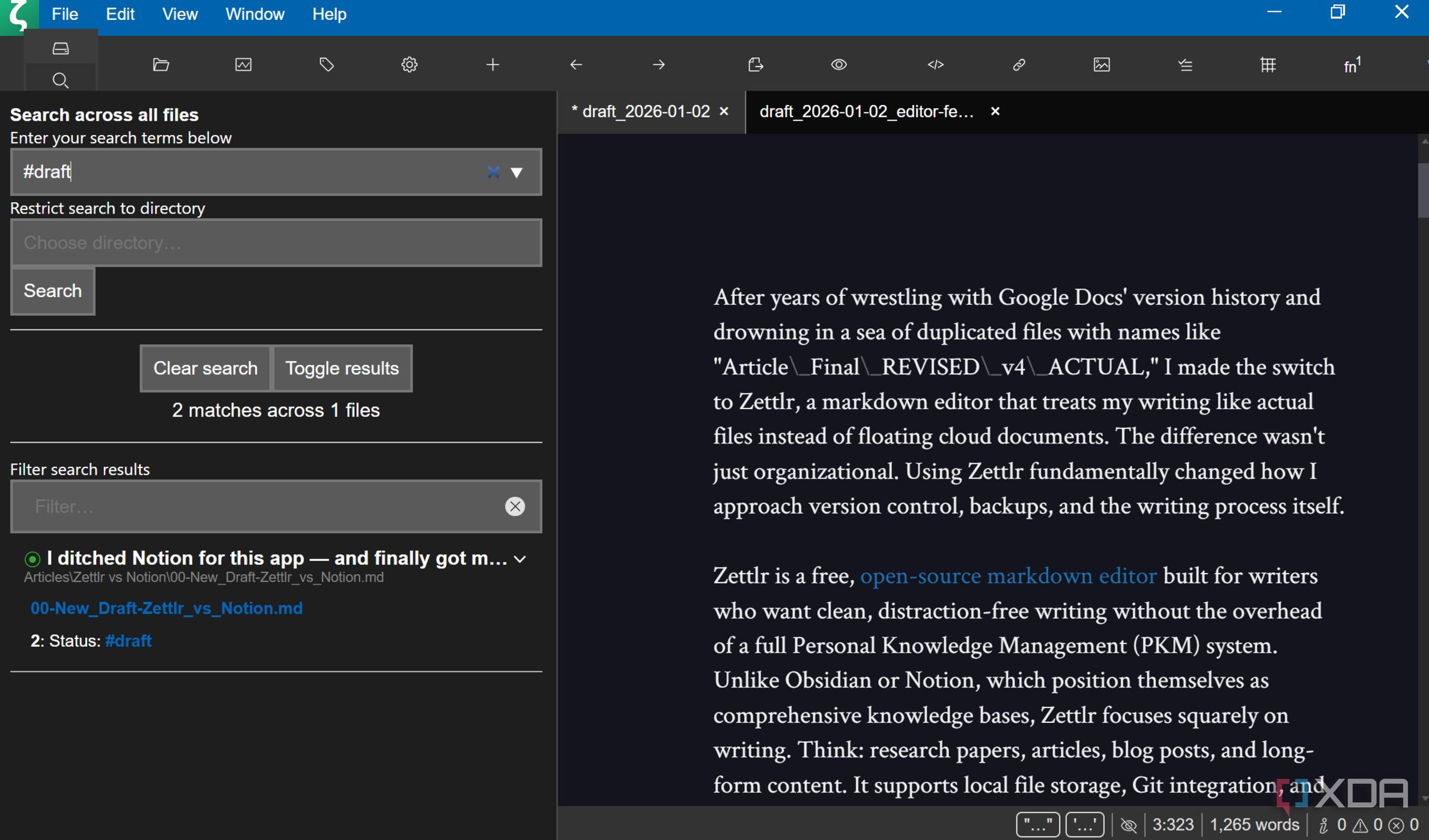 I replaced Google Docs with Zettlr for writing—and it fixed my ...