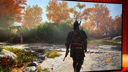 Assassin's Creed Shadows on 4K TV.