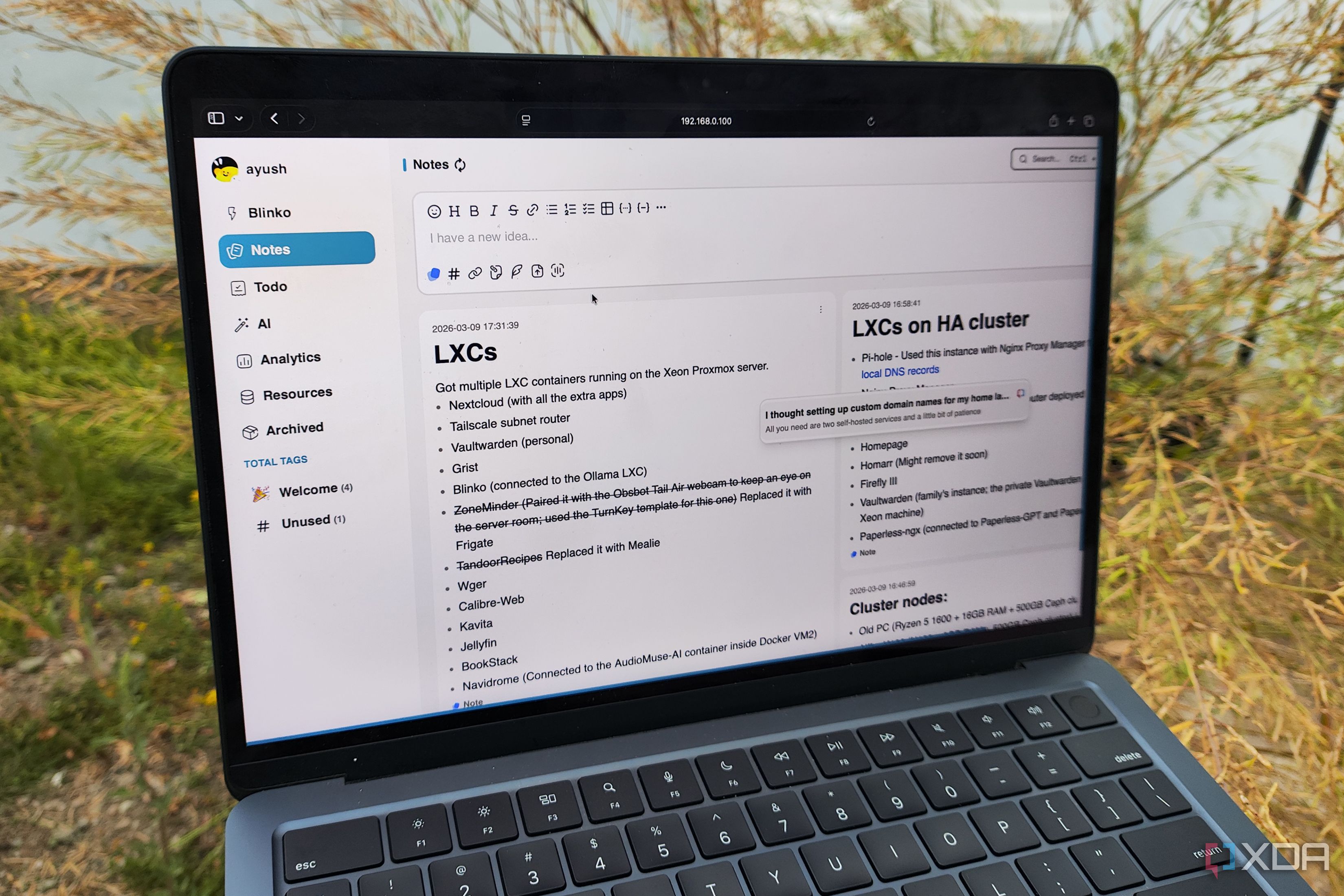 I don’t use Obsidian or Google Keep after I came across this self-hosted LLM-powered note-taker
