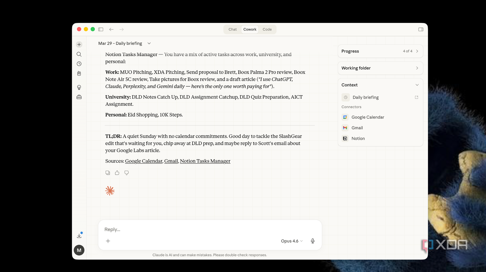 claude daily birefing 