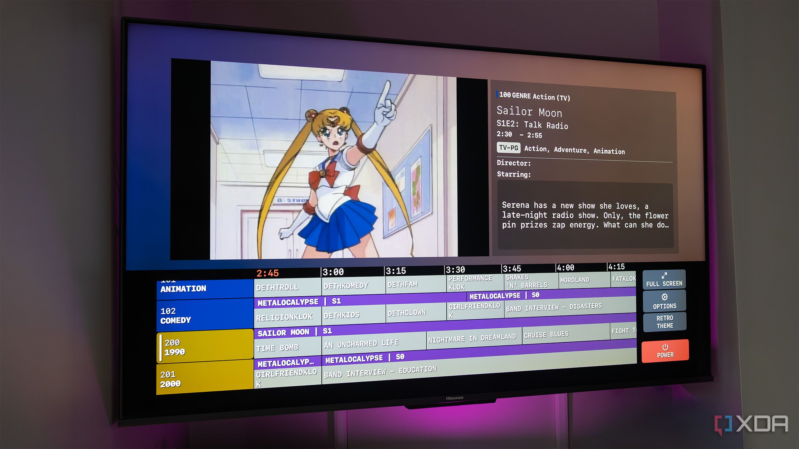 Coax with Sailor Moon on it
