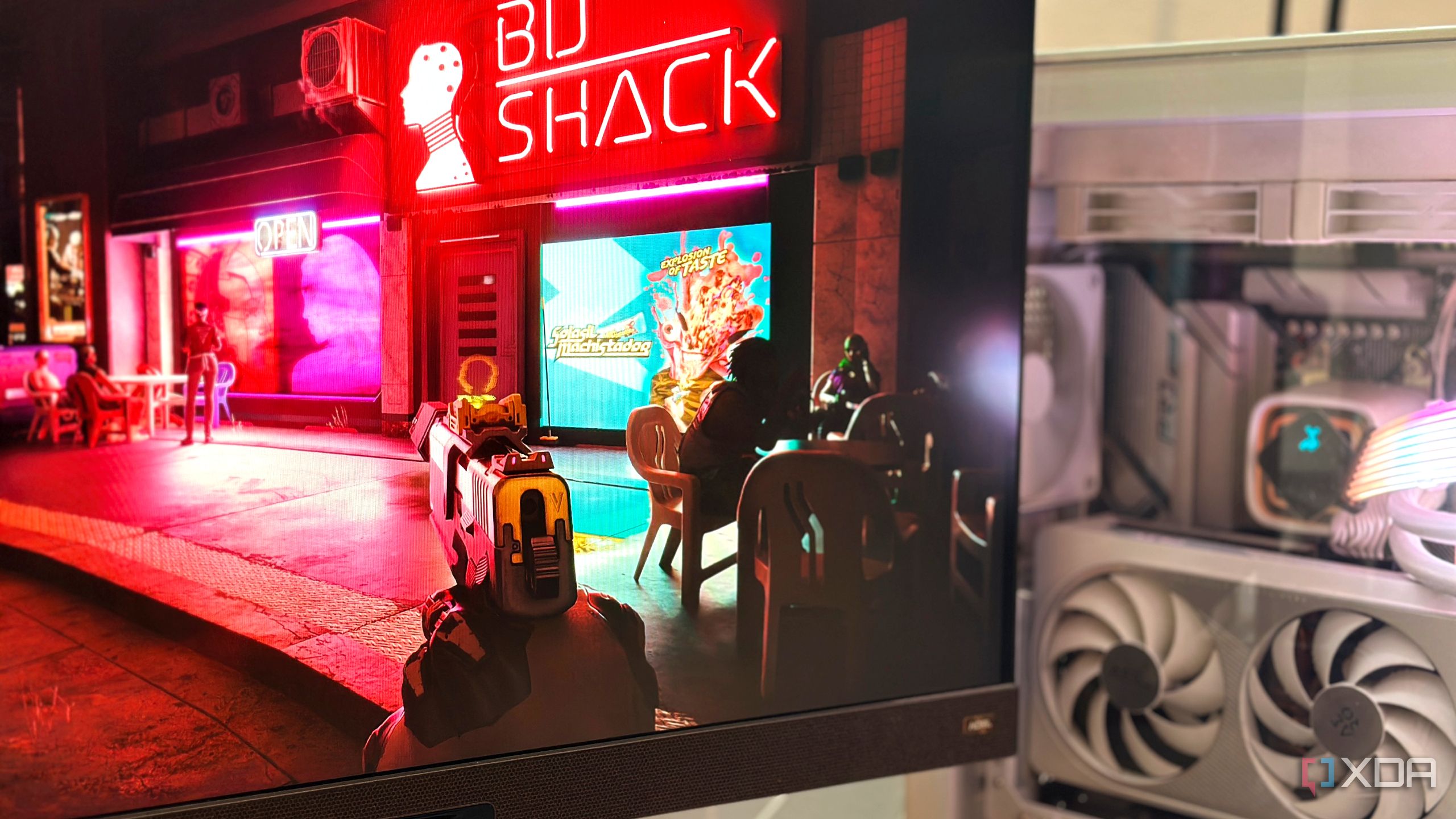 I play at 4K on my 1440p monitor with DLSS 4.5, and I'm never going back