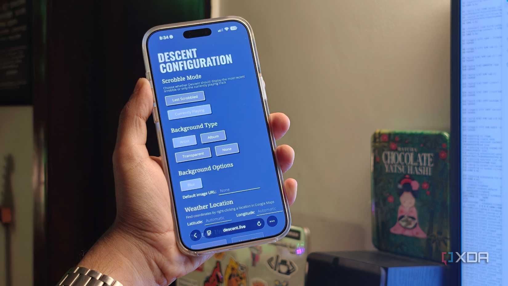 Landing configuration