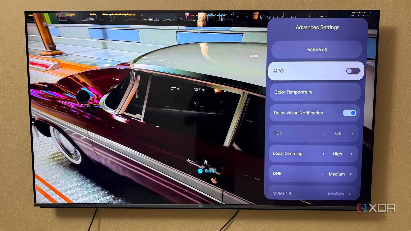 DIsable post processing on Google TV to improve gaming performance