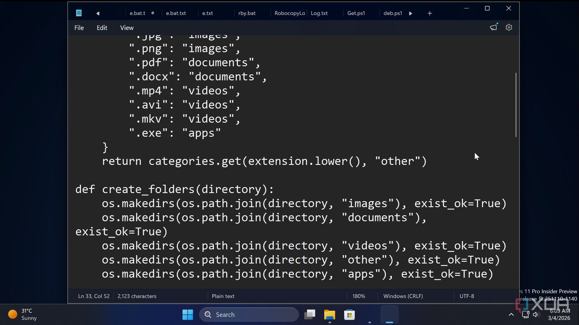 I automated my downloads folder with one script, and it hasn't needed ...