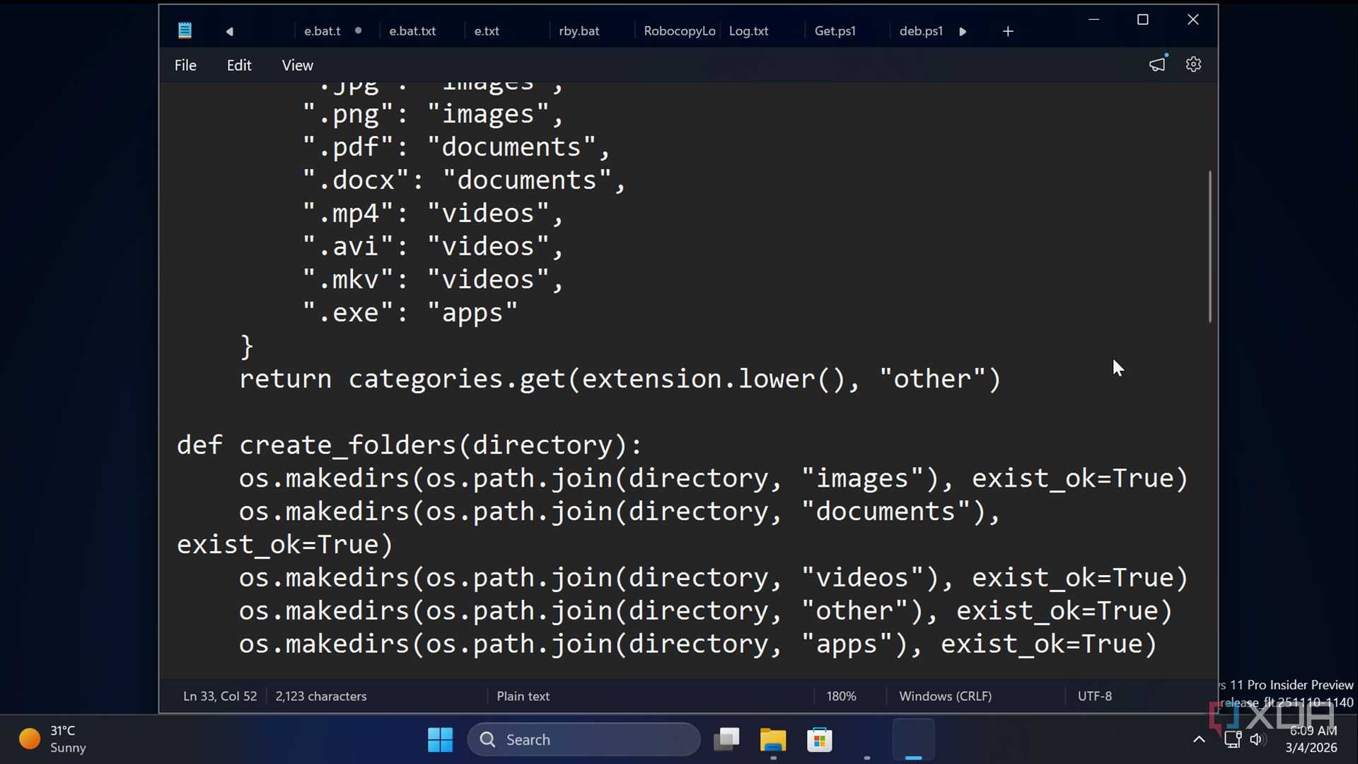 I automated my downloads folder with one script, and it hasn't needed ...