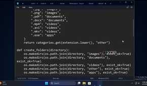 I automated my downloads folder with one script, and it hasn't needed ...